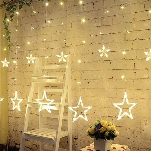 Miniatura 4 de LUCES NAVIDAD CASCADAS ESTRELLAS 3M X 1M